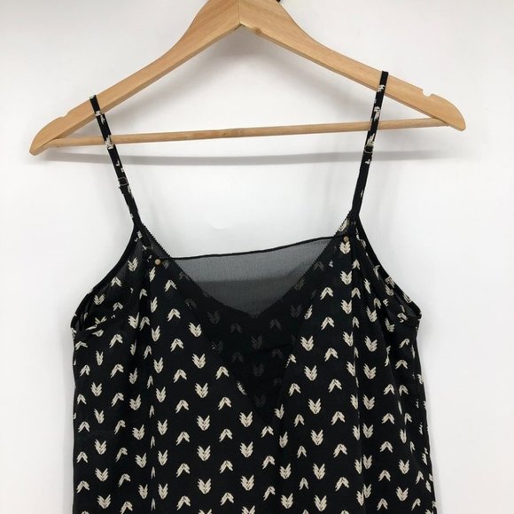 Monk & Lou NWT Black and White Elise Camisole Arrow Pattern Size XS - Picture 3 of 15